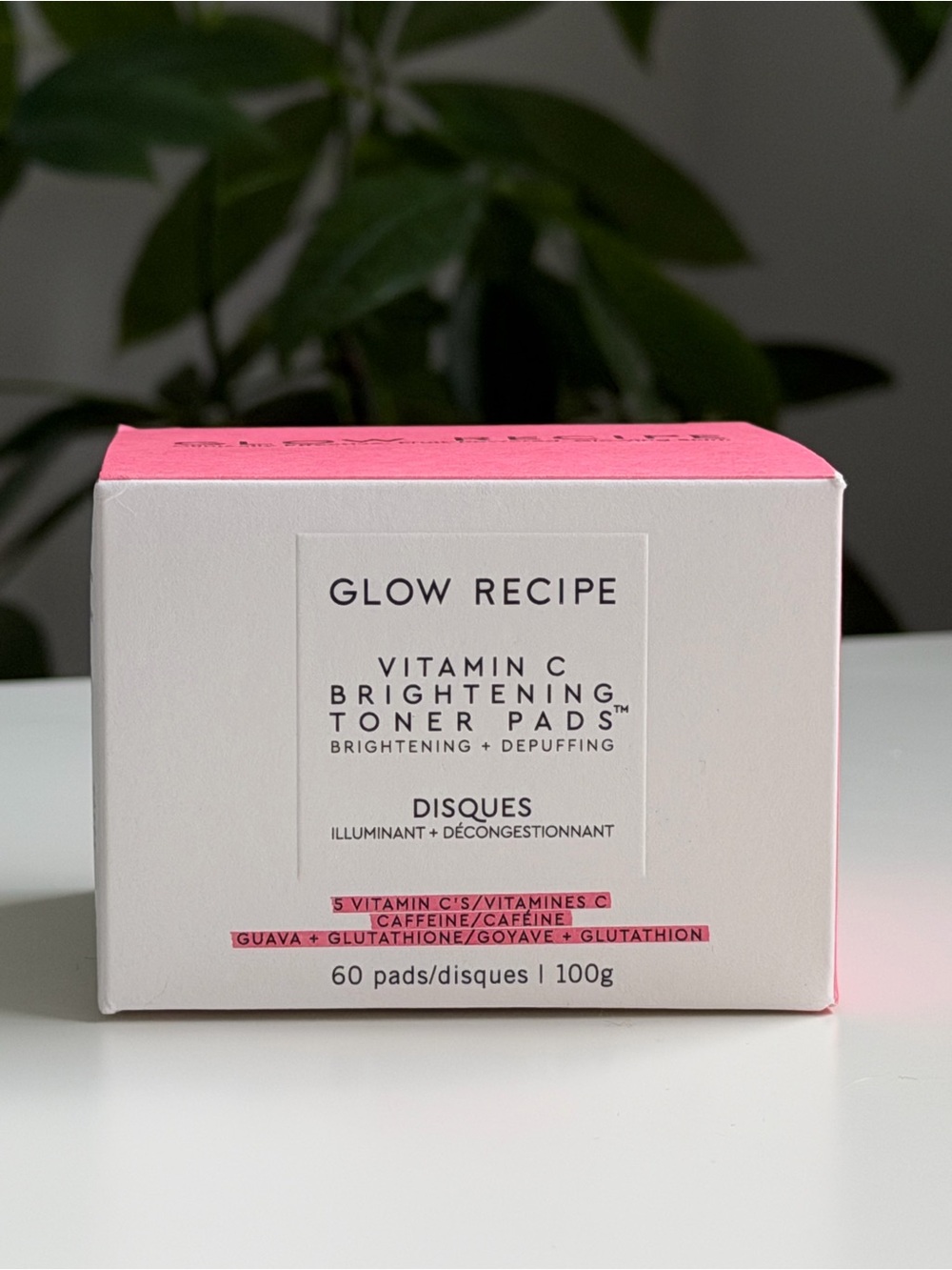 Glow Recipe Vitamin C Brightening Korean Toner Pads 60 Pads 100g NIB